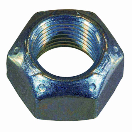 Midwest Fastener Standard Hex Top Lock Lock Nut, 1/2"-20, Steel, Grade 2, Zinc Plated, 8 PK 64534